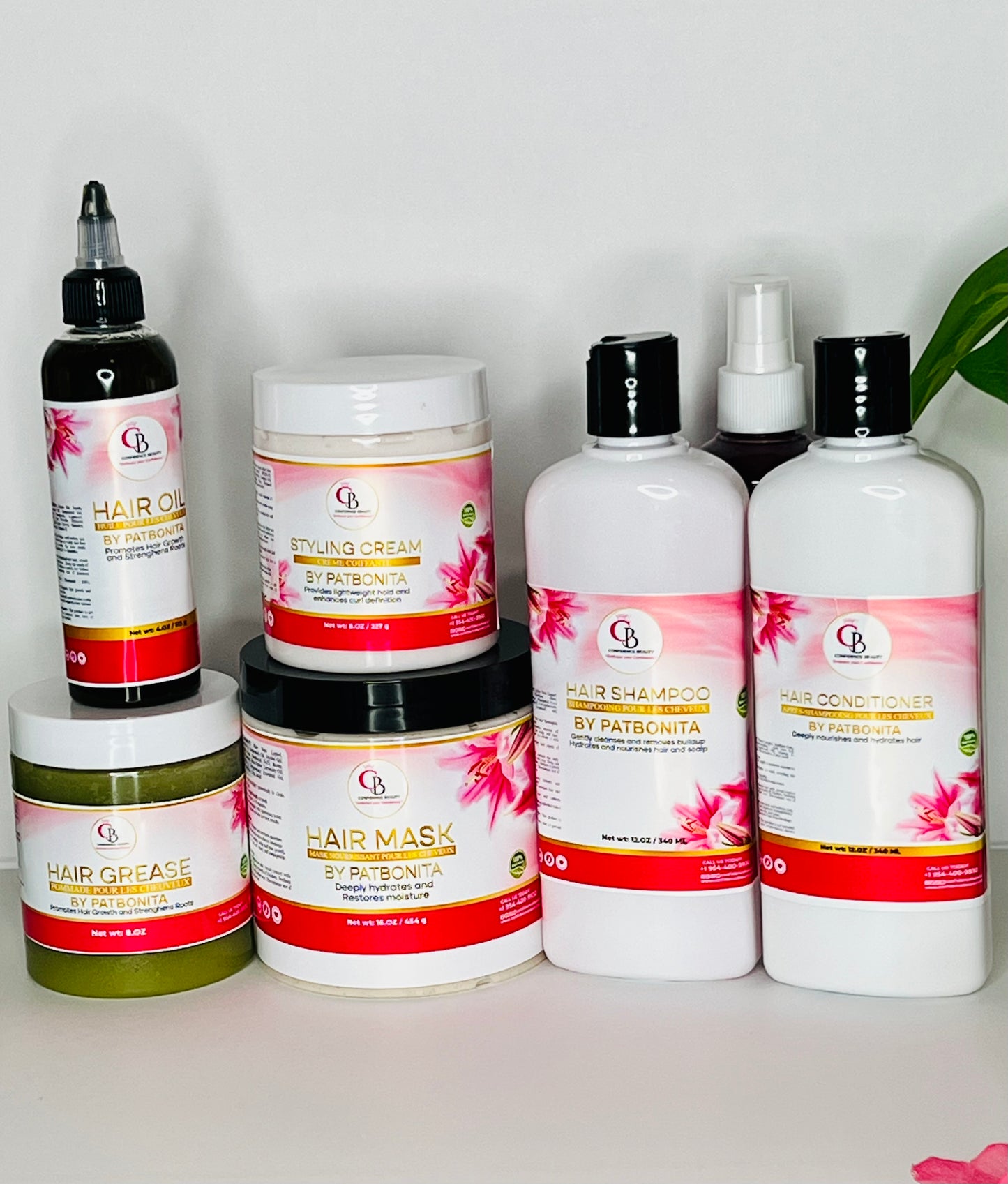 CONFIDENCE BEAUTY HAIR CARE : FULL GAM 7 PRODUI 100% REZILTA ASIRE/ PRODUI 100% NATIRÈL